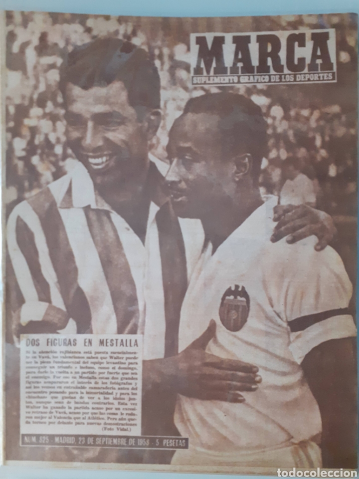 Colecionismo desportivo: Marca Suplemento gr&aacute;fico de los deportes n&uacute;mero 825. Fecha 23 de septiembre de 1958
