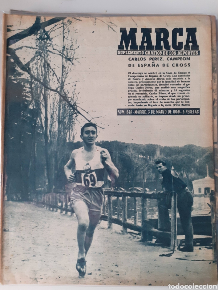 Sammelleidenschaft Sport: Marca Suplemento gr&aacute;fico de los deportes n&uacute;mero 848. Fecha 3 de marzo de 1959