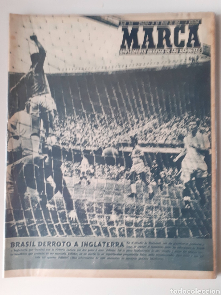 Sammelleidenschaft Sport: Marca Suplemento gr&aacute;fico de los deportes n&uacute;mero 859 fecha 19 de mayo de 1959