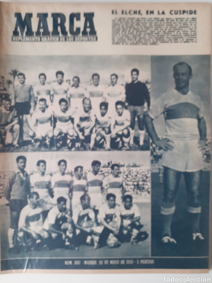 Sammelleidenschaft Sport: Marca Suplemento gr&aacute;fico de los deportes n&uacute;mero 860 fecha 26 de mayo de 1959