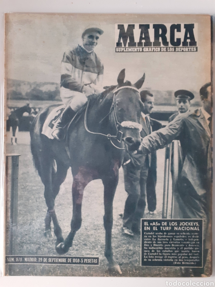 Sammelleidenschaft Sport: Marca Suplemento gr&aacute;fico de los deportes n&uacute;mero 878. Fecha 29 de septiembre de 1959