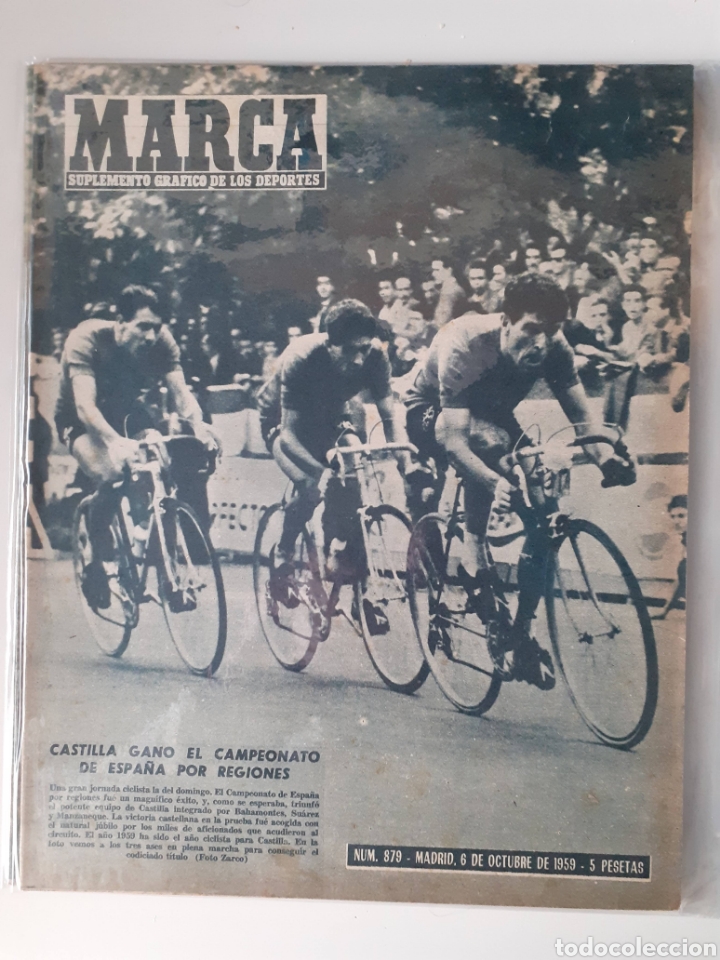 Sammelleidenschaft Sport: Marca Suplemento gr&aacute;fico de los deportes n&uacute;mero 879 fecha 6 de octubre de 1959