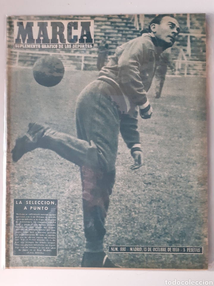 Sammelleidenschaft Sport: Marca Suplemento gr&aacute;fico de los deportes n&uacute;mero 880. Fecha 13 de octubre de 1959