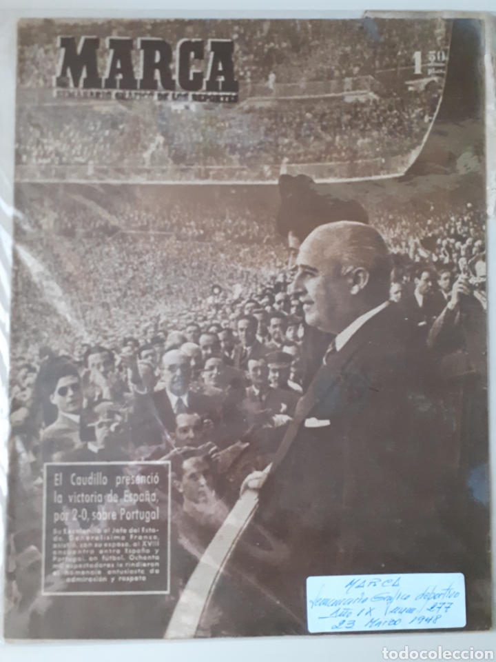 Sammelleidenschaft Sport: MARCA Semanario gr&aacute;fico deportivo n&uacute;mero 277 fecha 23 marzo de 1948