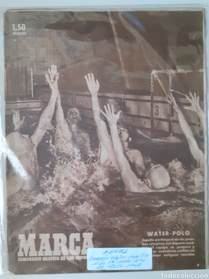Colecionismo desportivo: MARCA Semanario gr&aacute;fico deportivo n&uacute;mero 294 fecha 20 de Julio de 1948