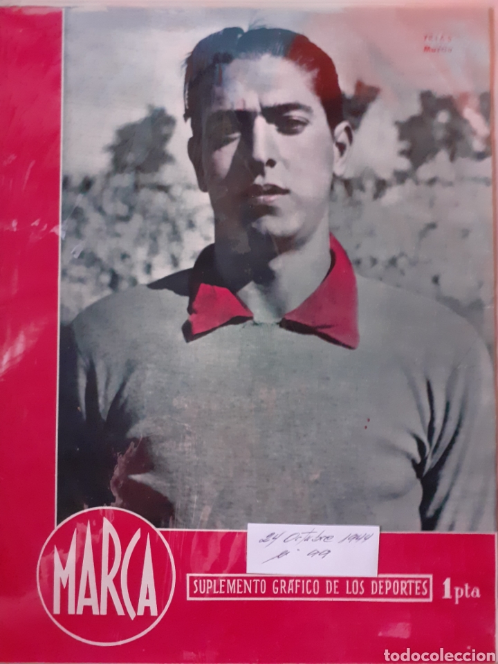 Colecionismo desportivo: MARCA Semanario gr&aacute;fico deportivo n&uacute;mero 99 fecha 24 de octubre de 1944