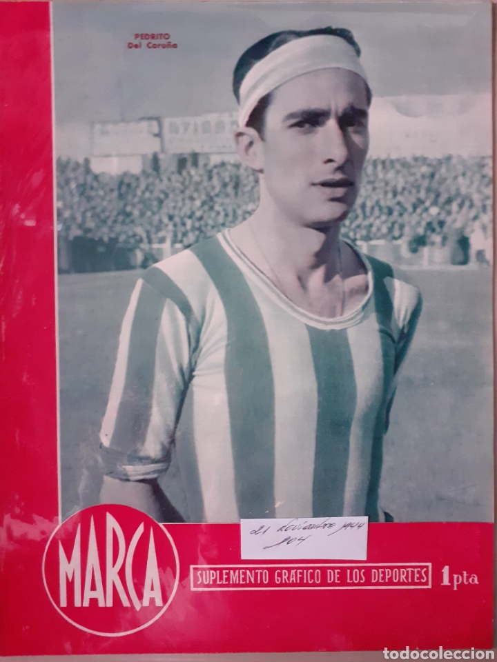 Colecionismo desportivo: MARCA Semanario gr&aacute;fico deportivo n&uacute;mero 104 fecha 21 noviembre de 1944