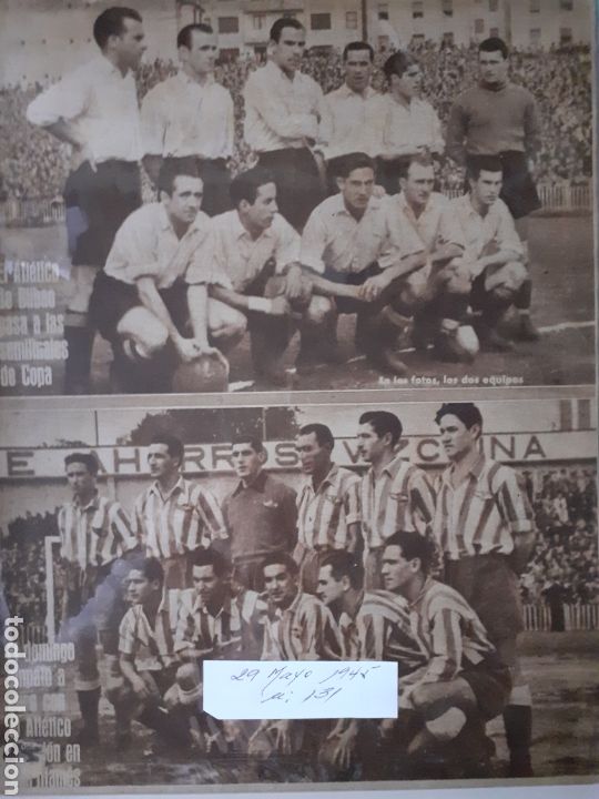 Colecionismo desportivo: MARCA Semanario gr&aacute;fico deportivo n&uacute;mero 131 fecha 29 mayo de 1945