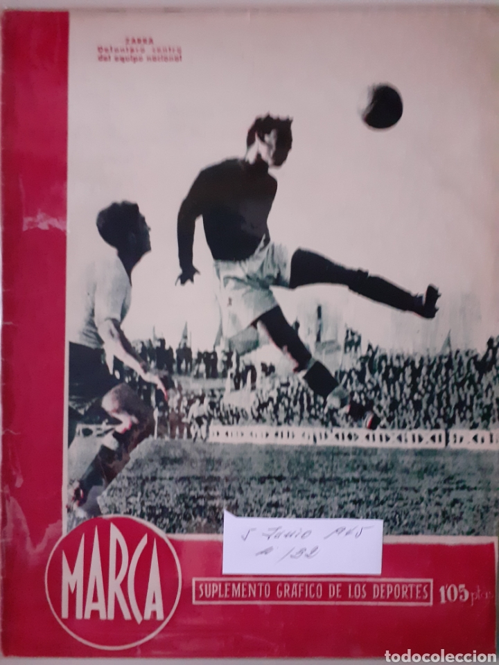 Coleccionismo deportivo: MARCA Semanario gr&aacute;fico deportivo n&uacute;mero 132 fecha 5 junio de 1945