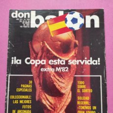 Collectionnisme sportif: REVISTA DON BALON Nº 328 1982 EXTRA MUNDIAL ESPAÑA 82 - WORLD CUP M'82 POSTER ARCONADA. Lote 264123680
