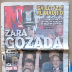 Coleccionismo deportivo: PERIODICO MARCA REAL ZARAGOZA CAMPEON COPA REY VS REAL MADRID DIA 18-03-04 NEWSPAPER REV199-R. Lote 264235968