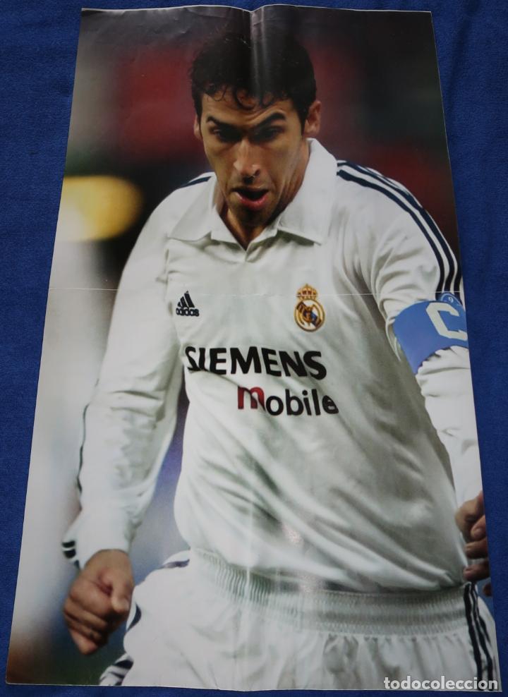 Coleccionismo deportivo: Super poster RAUL - Real Madrid - MARCA (170 x 0,70 cm)