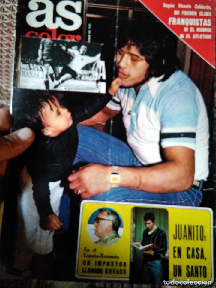 Coleccionismo deportivo: AS COLOR POSTER JUANITO - Foto 2