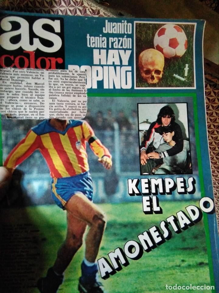 Coleccionismo deportivo: AS COLOR KEMPES AMONESTADO - Foto 1
