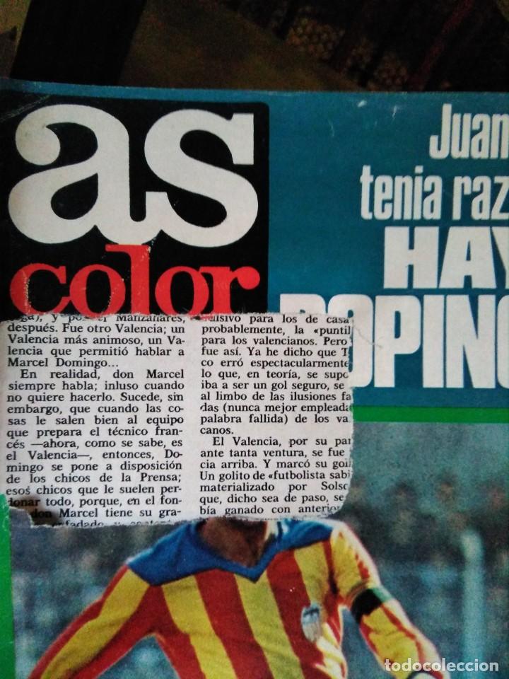 Coleccionismo deportivo: AS COLOR KEMPES AMONESTADO - Foto 2