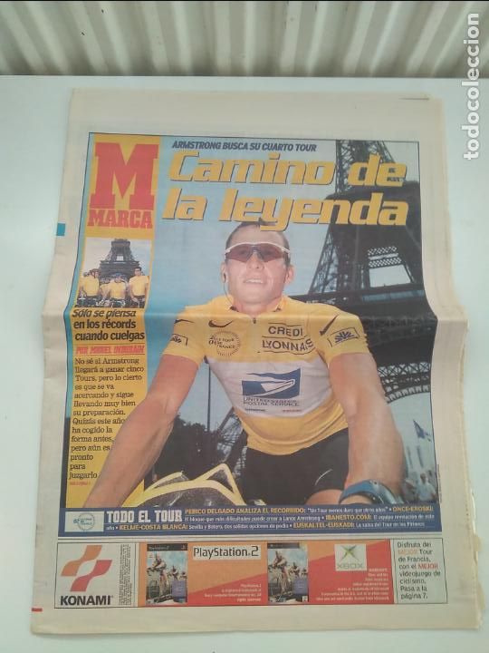 Coleccionismo deportivo: SUPLEMENTO MARCA TOUR DE FRANCIA 2002. MUY BUEN ESTADO.
