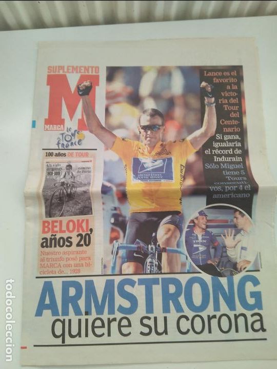 Coleccionismo deportivo: SUPLEMENTO MARCA TOUR DE FRANCIA 20032. MUY BUEN ESTADO.