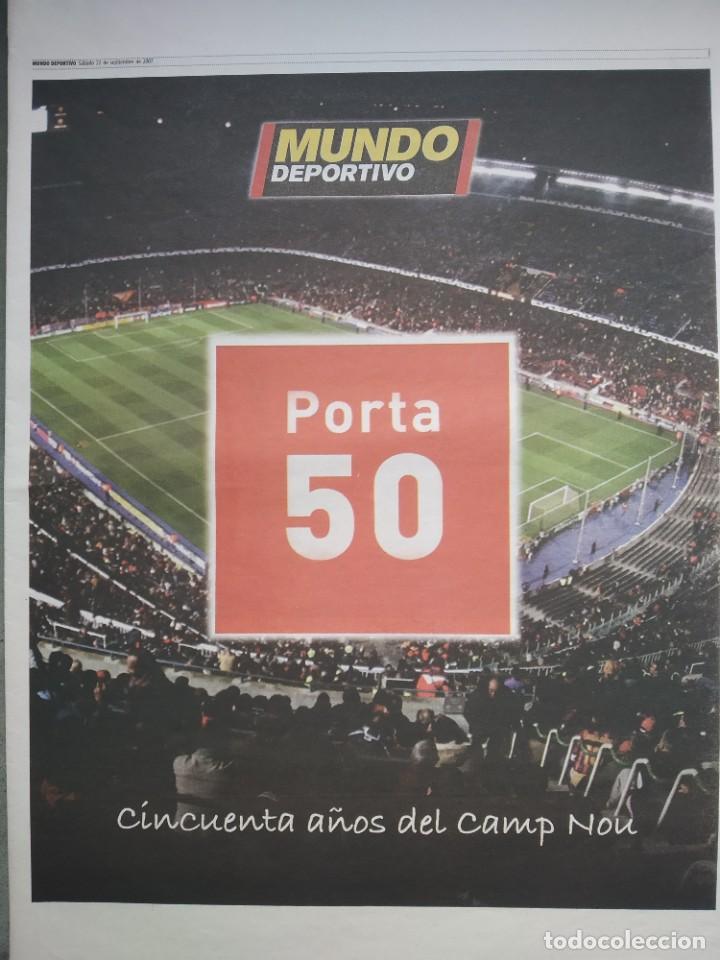 Colecionismo desportivo: MUNDO DEPORTIVO 50 A&Ntilde;OS CAMP NOU