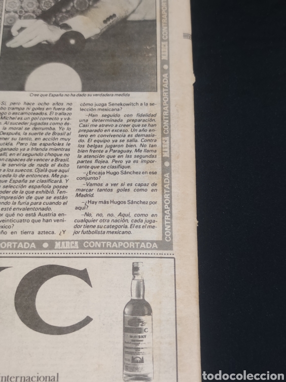 Coleccionismo deportivo: Marca, mundial de Mexico, dia 11 de junio de 1986. - Foto 4