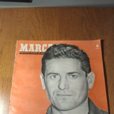Coleccionismo deportivo: SEMANARIO MARCA N°391.1954. VALLADOLID 4 R.MADRID 3 - BARCELONA 9 OVIEDO 0 - JAEN 5 OSASUNA 3. Lote 275124888