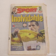 Colecionismo desportivo: SPORT-29 ABRIL 1999-FC BARCELONA 2 BRASIL 2-CENTENARIO-RONALDO-RIVALDO-COCU-VER FOTOS-(V-22.885). Lote 275768668