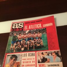 Coleccionismo deportivo: REVISTA AS COLOR 116 EL ATLÉTICO CAMPEÓN,POSTER BARCELONA ,CICLISMO OCAÑA. Lote 284827318