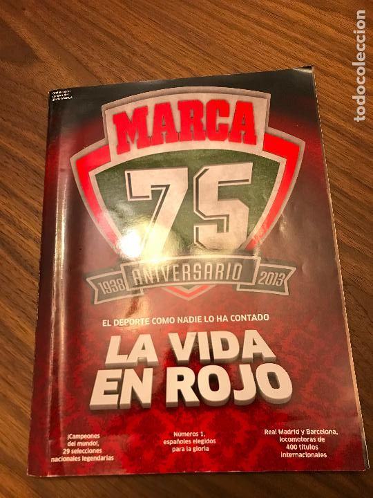 Coleccionismo deportivo: MARCA 75 ANIVERSARIO 1938 2013 - Foto 1