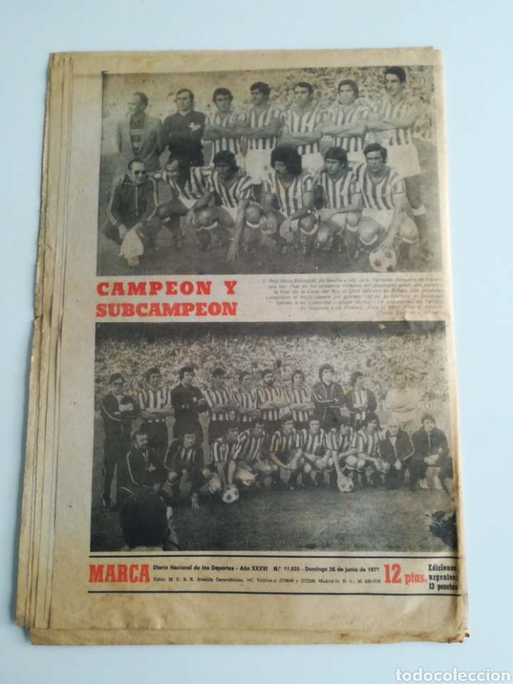 Coleccionismo deportivo: FINAL DE LA COPA DEL REY 1977. - Foto 2