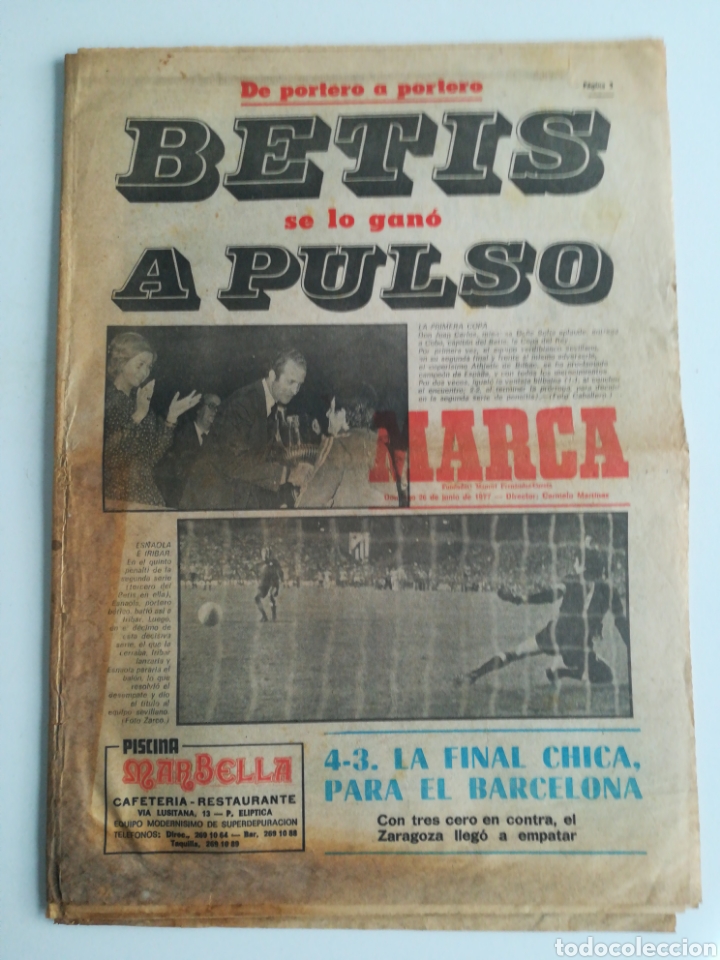 Coleccionismo deportivo: FINAL DE LA COPA DEL REY 1977. - Foto 1