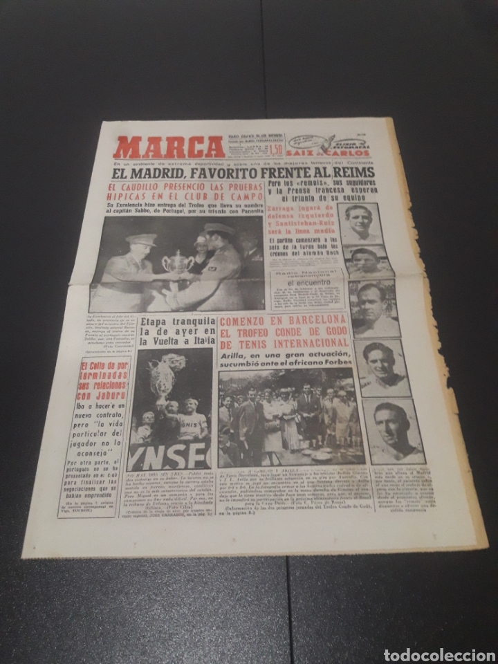 Collectionnisme sportif: 03/06/1959. IV EUROPEAN CUP FINAL: REAL MADRID - STADE REIMS.
