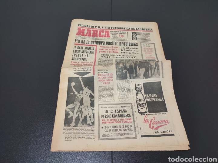 Sammelleidenschaft Sport: 06/01/1968. FOLLEDO LISTA LOTERIA DEL NI&Ntilde;O.