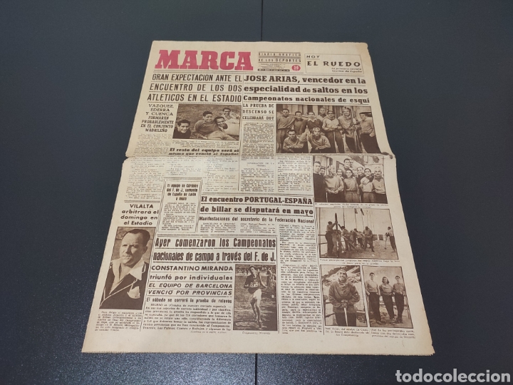 Sammelleidenschaft Sport: 29/03/1945. COPA: ATL&Eacute;TICO AVIACI&Oacute;N - ATL&Eacute;TICO BILBAO / BARCELONA Y MADRID LUCHA POR LA LIGA.