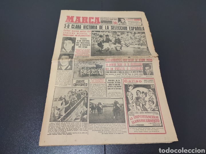Coleccionismo deportivo: 20/06/1955. SPAIN SWITZERLAND / TETU&Aacute;N ZARAGOZA - R.SOCIEDAD GRANADA - OVIEDO ESPA&Ntilde;OL / NIZA BARCELO