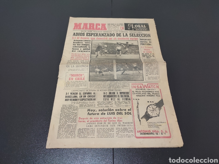 Colecionismo desportivo: 18/05/1962. ESPA&Ntilde;A - BAYERN 5 - 1 / CAMPEONATO HOCKEY PATINES: ESPA&Ntilde;OL - BARCELONA / VOLTREGA MALLOR