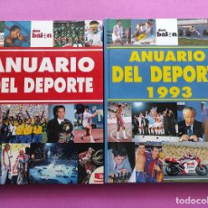 Coleccionismo deportivo: LOTE 2 LIBROS - ANUARIO DEL DEPORTE 1994 1993 - REVISTA DON BALON - RESUMEN AÑO 94 93. Lote 292557338