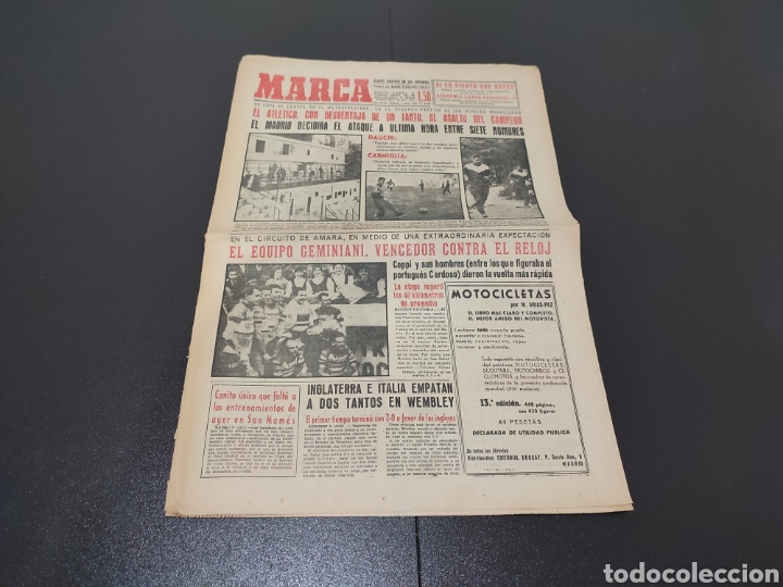 Collezionismo sportivo: 07/05/1959. COPA EUROPA: R.MADRID - AT MADRID REPORTAJE EXTENSO CON ALINEACI&Oacute;NES E IM&Aacute;GENES.