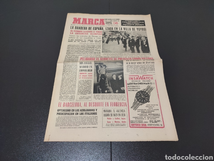 Collezionismo sportivo: 07/10/1964. HIBERNIAN R.MADRID / SERVETTE AT MADRID / BARCELONA FIORENTINA.