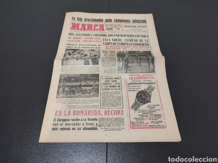 Collezionismo sportivo: 14/10/1964. WINNERS CUP: ZARAGOZA LA VALETTA - ANDERLETCH / X EUROPEAN CUP: R.MADRID BOLDKLUBBEN.