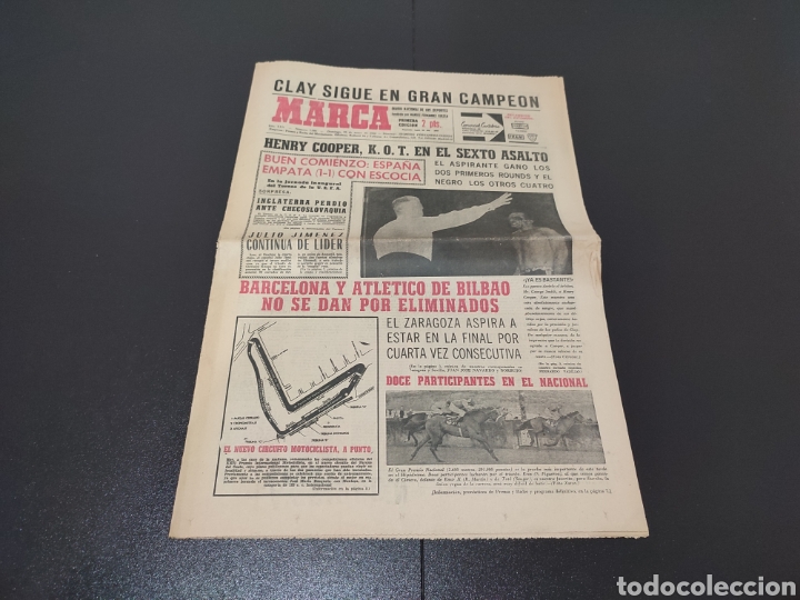 Collezionismo sportivo: 22/05/1966. CASSIUS CLAU VS HENRY COOPER / VALENCIA - WIENER SK / ZARAGOZA BARCELONA / FRANCE TEAM.