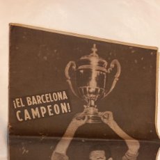 Coleccionismo deportivo: BARÇA VIDA DEPORTIVA. BARCELONA CAMPEÓN DE COPA 1959. Lote 297668553