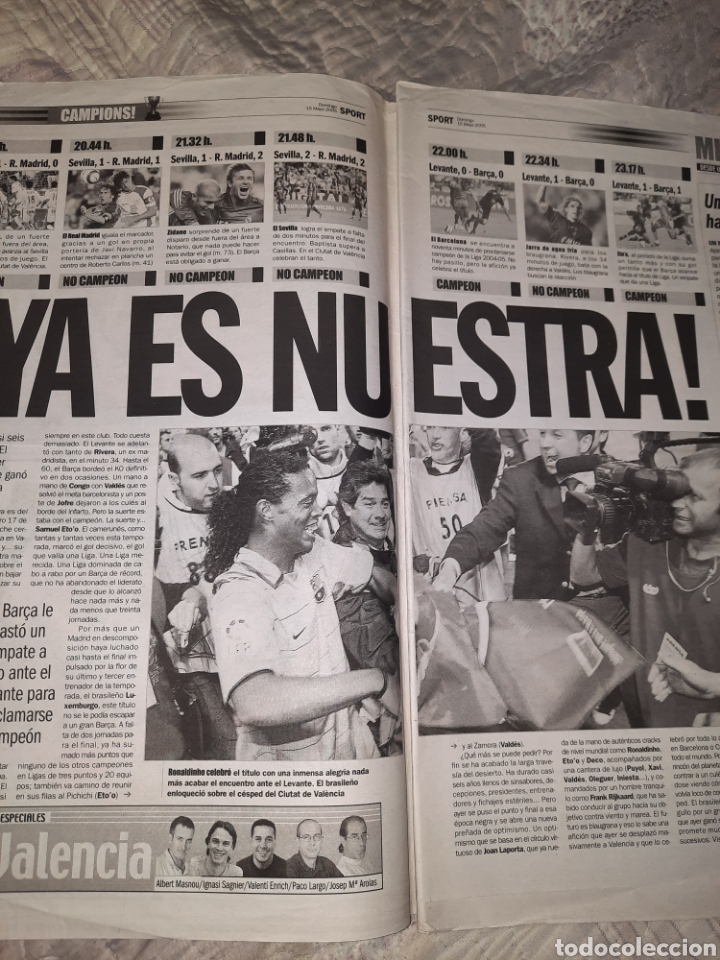 Coleccionismo deportivo: SPORT &rdquo;CAMPIONS&rdquo; - Foto 2