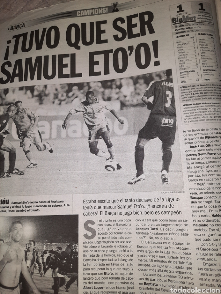 Coleccionismo deportivo: SPORT &rdquo;CAMPIONS&rdquo; - Foto 3