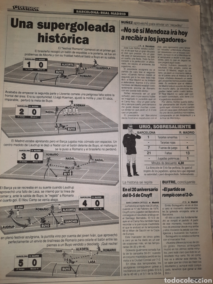 Coleccionismo deportivo: MARCA -UN BA&Ntilde;O - Foto 4