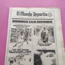 Coleccionismo deportivo: DIARIO EL MUNDO DEPORTIVO 1986 FINAL MUNDOBASKET 86 ESPAÑA USA WINNER - CHOZAS TOUR LUIS PEREZ SALA. Lote 298454318