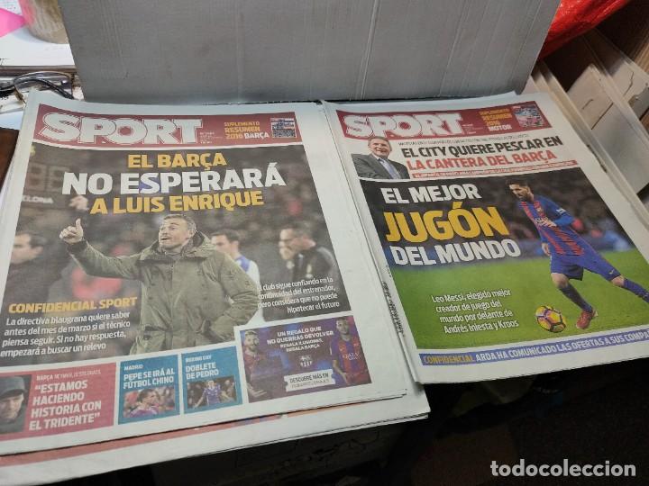 Coleccionismo deportivo: Lote de 148 periódicos Sport algunos emblemáticos Messi,etc - Foto 71 - 299781463