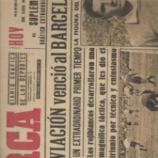 Coleccionismo deportivo: 3022. MARCA 16 OCTUBRE 1941. AT. AVIACION 2 BARCELONA 1 / ESPAÑOL 4 AT. BILBAO 0. Lote 302012923