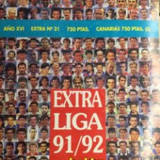 Collectionnisme sportif: EXTRA LIGA 91 - 92 DON BALON - EXTRA N -º 21 - AÑO XVI - 91/92. Lote 303219238