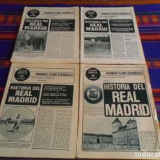 Coleccionismo deportivo: HISTORIA DEL REAL MADRID CAPÍTULO I AL LIV. GRANDES CLUBS ESPAÑOLES. COLECCIONABLES DE AS COLOR. BE.. Lote 304451353