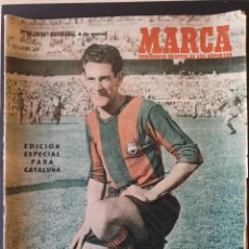 Coleccionismo deportivo: MARCA Nº 483 - MARZO 1952 - BARCELONA 4 - MADRID 2.. Lote 304578973