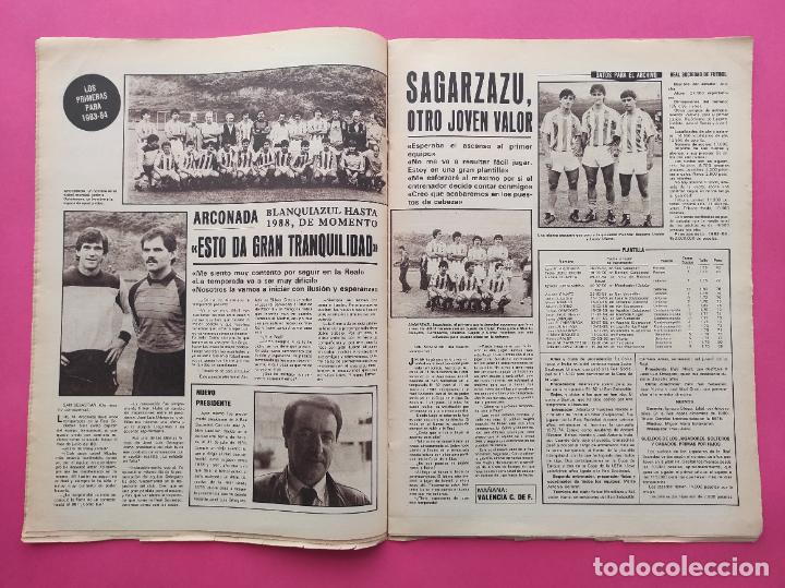 Coleccionismo deportivo: DIARIO AS 1983 LIGA 83/84 CARTAGENA FC - REAL SOCIEDAD ARCONADA - OSASUNA PROMESAS - DI STEFANO - Foto 3 - 305124738